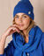 Bonnet bouton bijou (bleu)