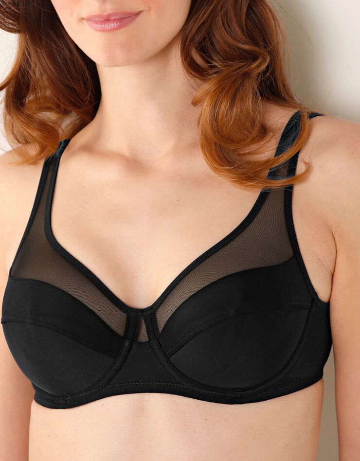 Soutien-gorge Generous uni - avec armatures (noir) Soutien-gorge Generous uni - avec armatures (noir)