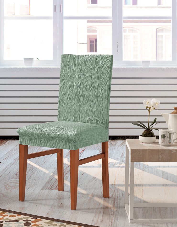 Housse chaise "Beta" (amande) Housse chaise "Beta" (amande)
