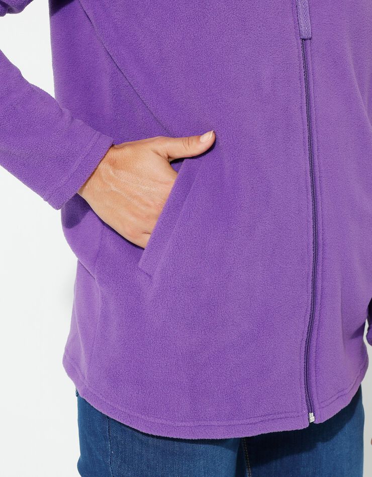 Veste polaire zippée manches longues (iris) Veste polaire zippée manches longues (iris)