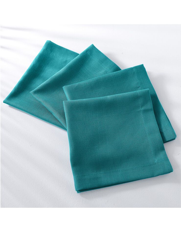 Nappe aspect lin (bleu canard) Nappe aspect lin (bleu canard)