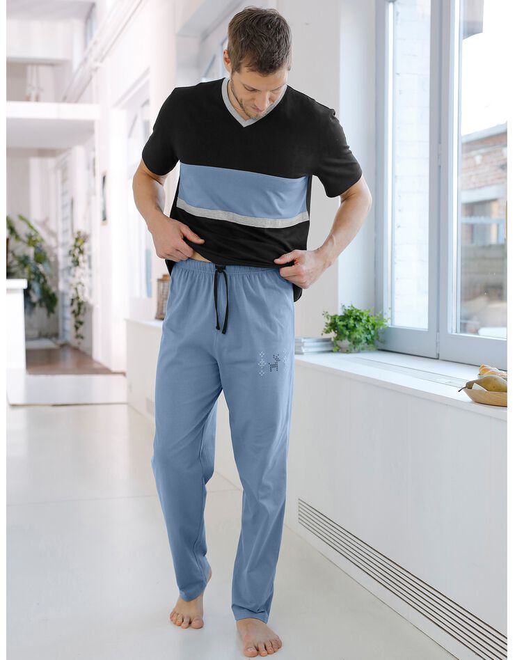 Pantalon pyjama bleu (bleu) Pantalon pyjama bleu (bleu)