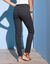 Pantalon fusel&eacute; couleur (noir)