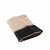 Éponge unie 450 g/m² liteau jacquard confort moelleux (sable)