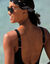 Maillot de bain 1 pi&egrave;ce uni gainant Ilaya (noir)