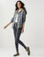 Legging taille haute, ventre plat (anthracite)