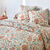 Linge de lit Amboise imprim&eacute; - coton 57 fils/cm&sup2; (sable)