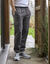 Pantalon molleton cargo bas resserrés (anthracite chiné)