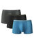 Boxer Business Eminence® - lot de 3. (noir + gris + bleu)
