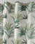 Rideau tamisant imprimé feuilles multicolores  (vert / blanc)