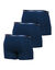 Boxer coupe grande taille - lot de 3 (marine)