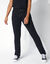 Pantalon maille fluide uni (noir)
