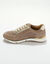 Baskets zippées et à lacets en cuir (beige)