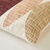 Coussin imprimé géométrique (taupe)