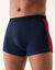 Boxer bandes côtés - lot de 3 (bleu)