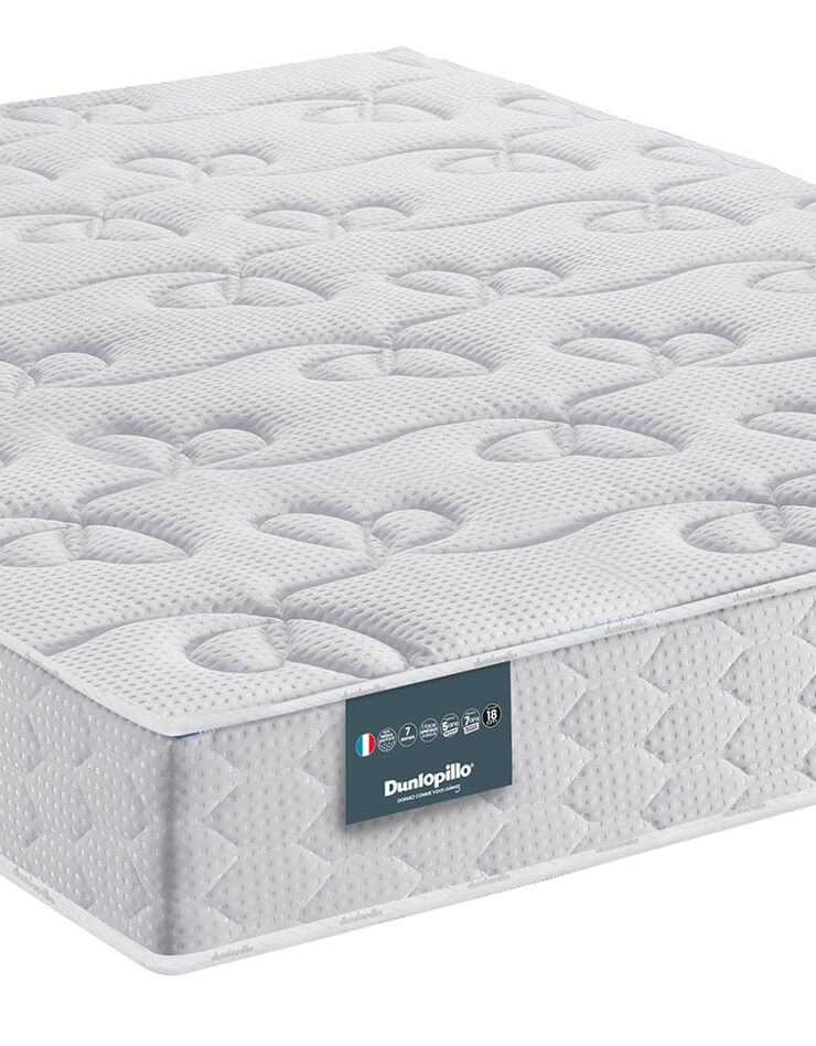 Matelas latex Dunlopillo® haut. 18 cm, confort ferme (blanc)
