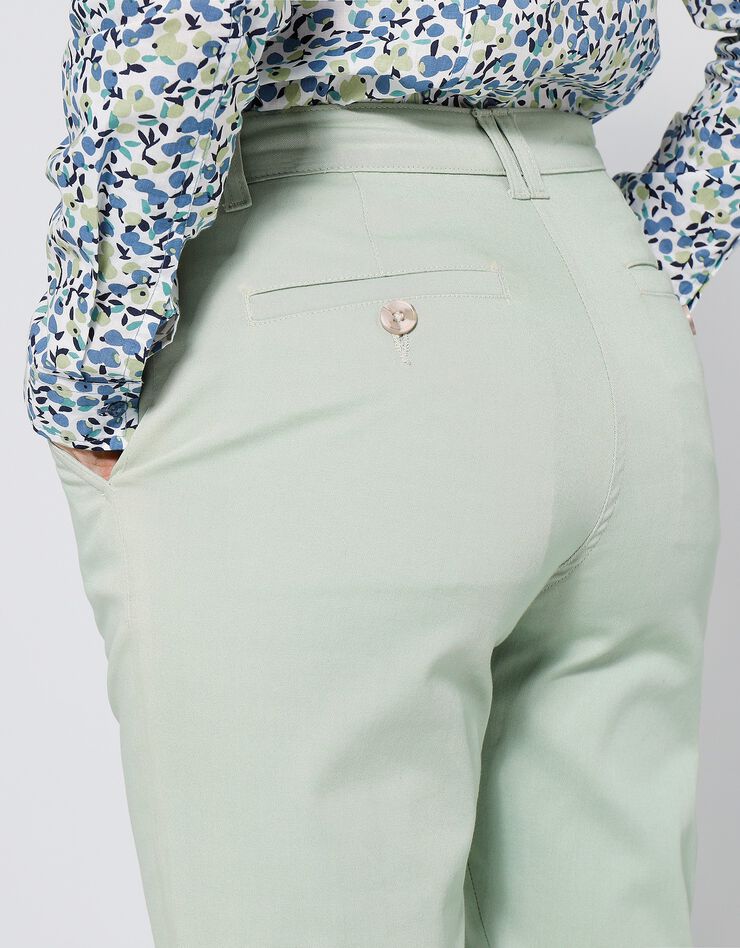 Pantalon chino stretch (vert clair) Pantalon chino stretch (vert clair)