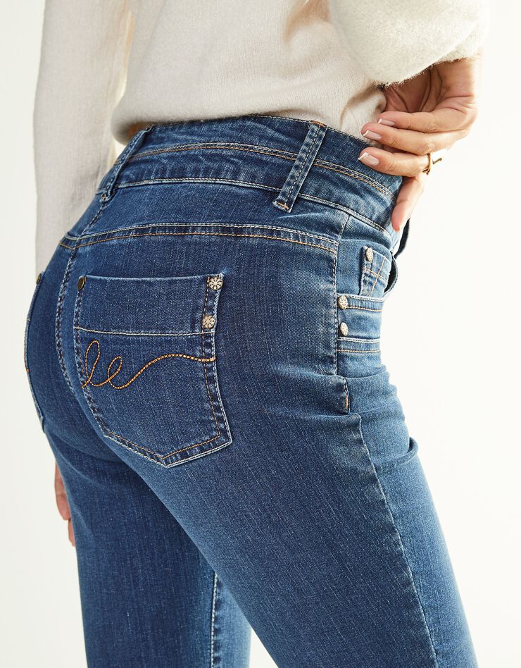 Jean délavé coupe bootcut stretch (stone) Jean délavé coupe bootcut stretch (stone)