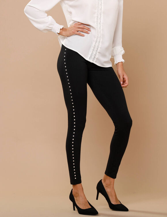 Legging clouté (noir)