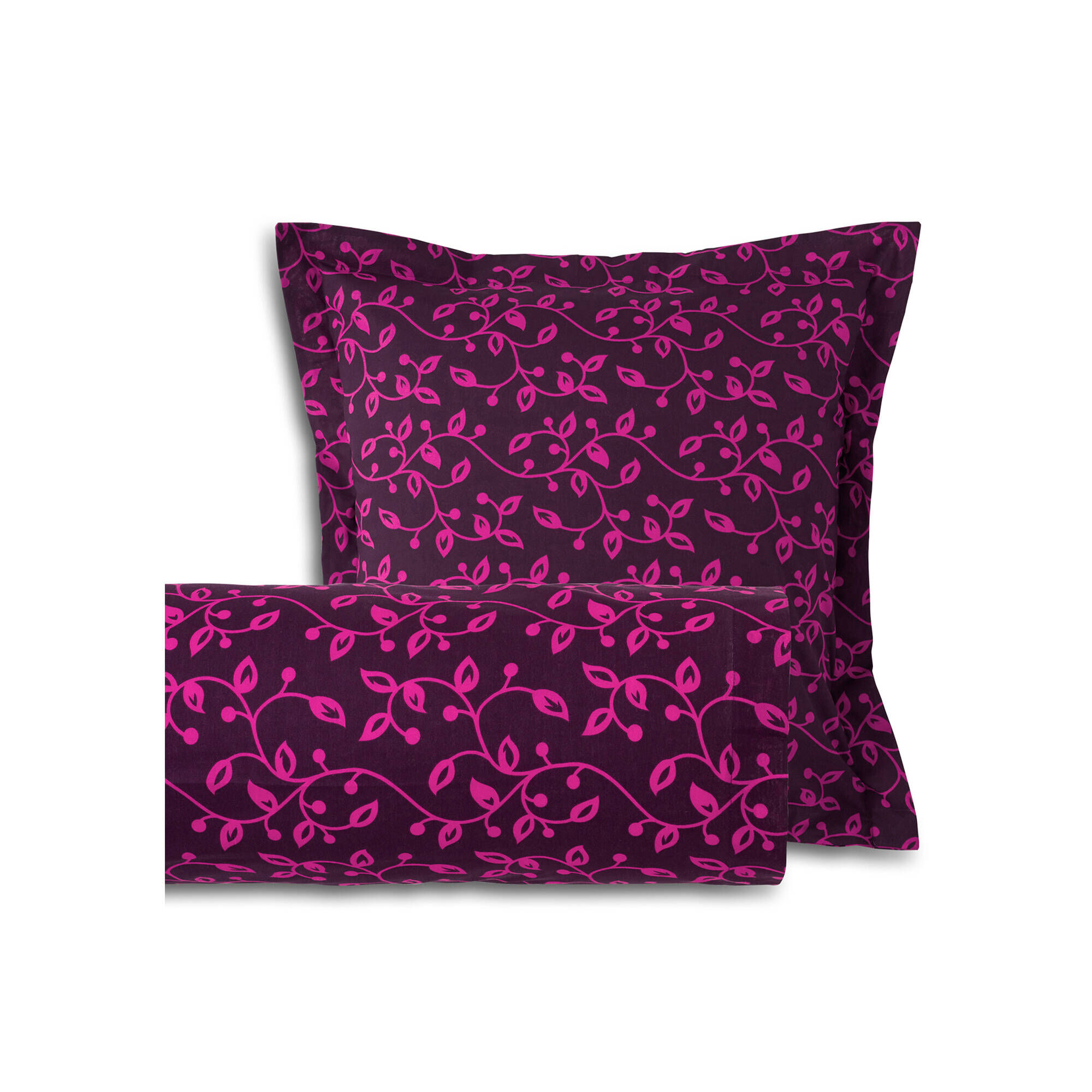 Collant Dagobert à L'envers - Taille 1/2, Bicolore Prune/fuchsia, Coton Stretch - Neuf Avec étiquette