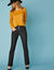 Jean boocut taille haute - petite stature (black)