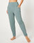 Pantalon de yoga en maille, coupe ultra confort (vert d'eau)
