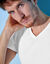 T-shirt sous-vêtement homme col V - lot de 3 (blanc) T-shirt sous-vêtement homme col V - lot de 3 (blanc)