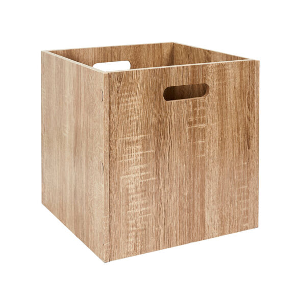 Cube de rangement en bois (bois)
