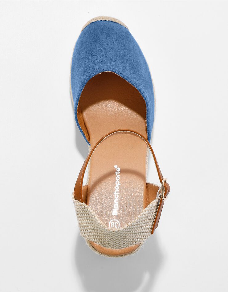 Sandales espadrilles compensées (bleu jean) Sandales espadrilles compensées (bleu jean)