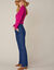 Jean boocut taille haute - petite stature (brut)
