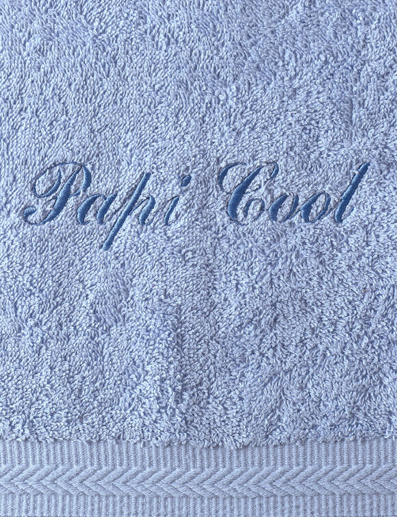 Collection serviettes de bain personnalisables confort moelleux (bleuet)