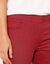 Pantalon droit "ultra confort" taille &eacute;lastiqu&eacute;e (rouge)