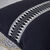 Coussin galon fantaisie (noir)