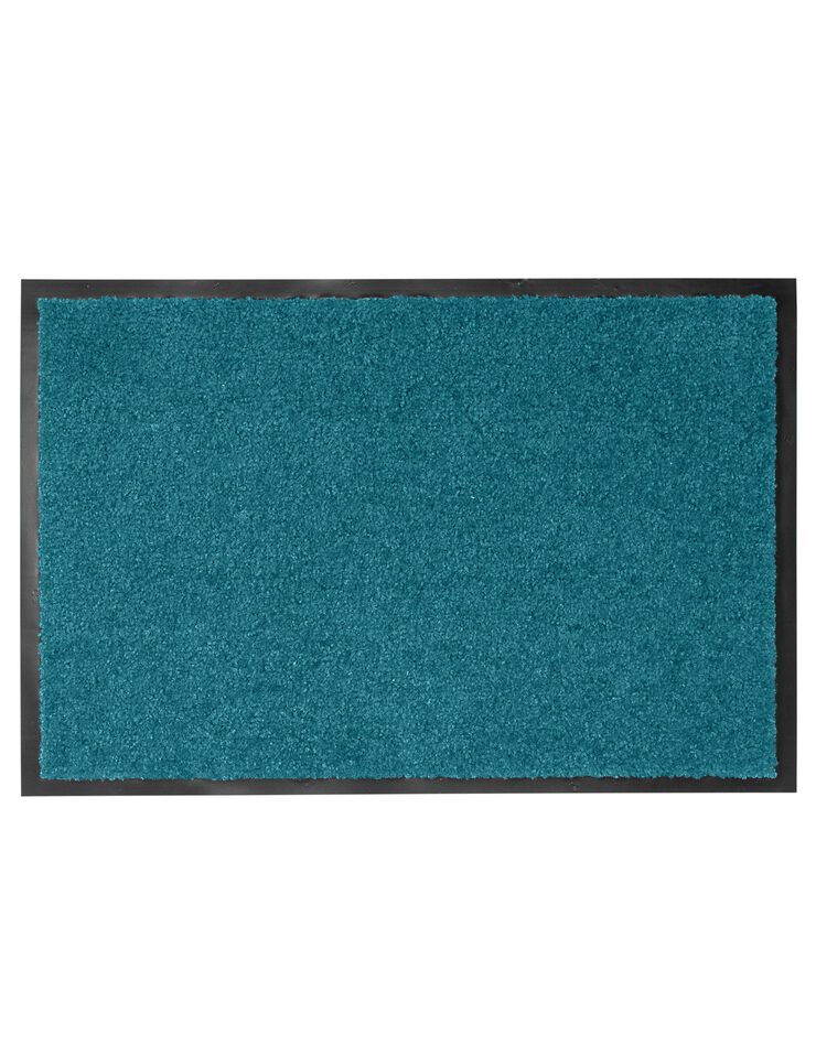 Tapis uni anti-poussière luxe (turquoise)