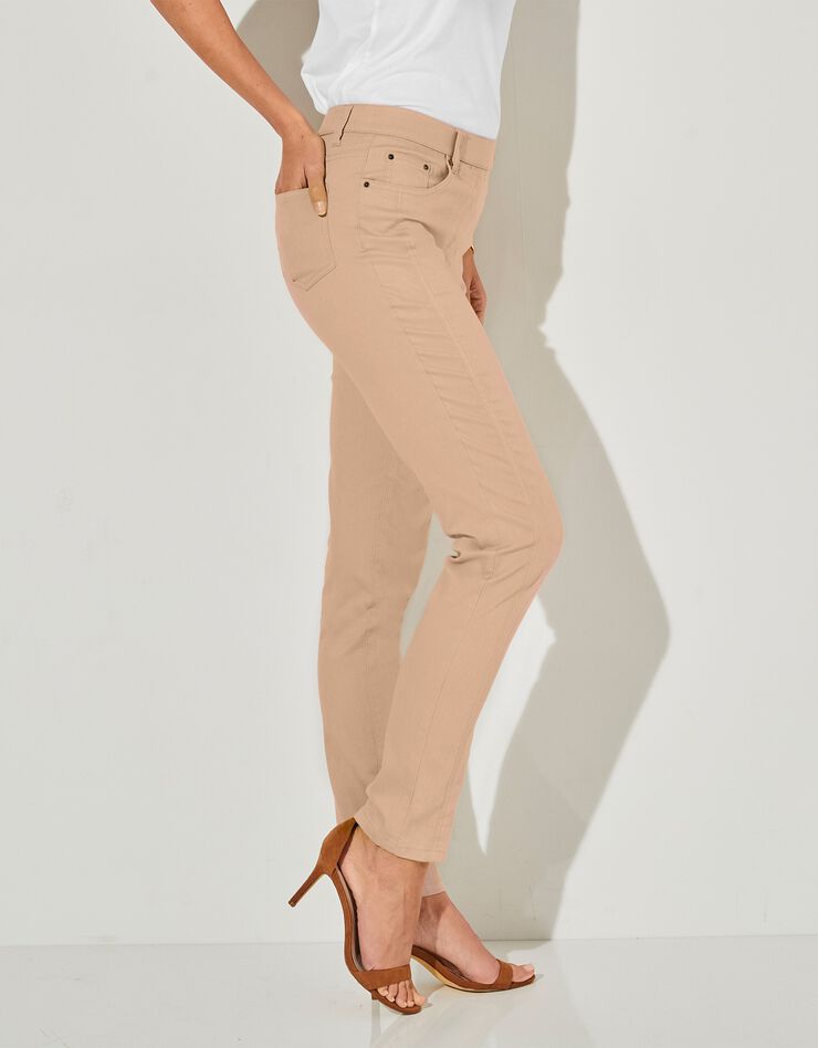 Pantalon stretch coutures affinantes (sable) Pantalon stretch coutures affinantes (sable)