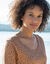T-shirt imprimé pois en coton biologique(**) (noisette)
