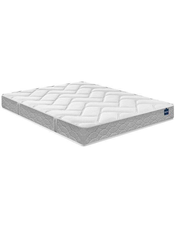 Matelas mousse Primo Bultex® H19 cm (blanc / gris)