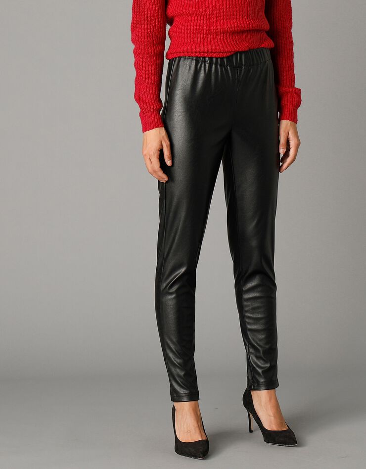 Legging aspect cuir(1), intérieur gratté (noir) Legging aspect cuir(1), intérieur gratté (noir)