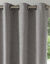 Rideau occultant et isolant finition oeillets (gris perle)