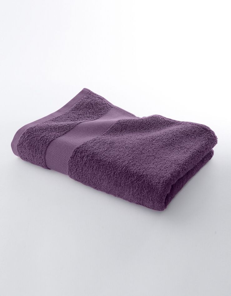 Éponge unie coton modal 500 g/m² (aubergine) Éponge unie coton modal 500 g/m² (aubergine)