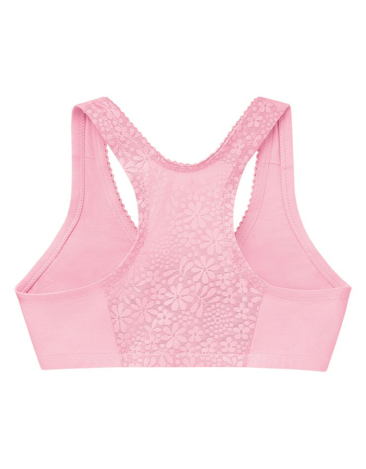Extensible ouvert devant glamorise® tailles de bonnets groupés, sans armatures (rose e / f) Extensible ouvert devant glamorise® tailles de bonnets groupés, sans armatures (rose e / f)