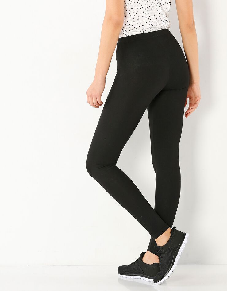 Legging long uni - lot de 2 (noir / noir) Legging long uni - lot de 2 (noir / noir)
