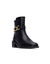 Boots boucle fantaisie dorée (noir)