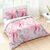 Linge de lit imprimé Rosa - coton (rose)