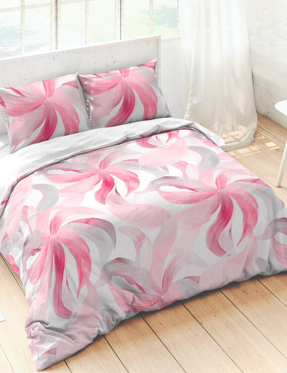 Linge de lit imprimé Rosa - coton (rose)