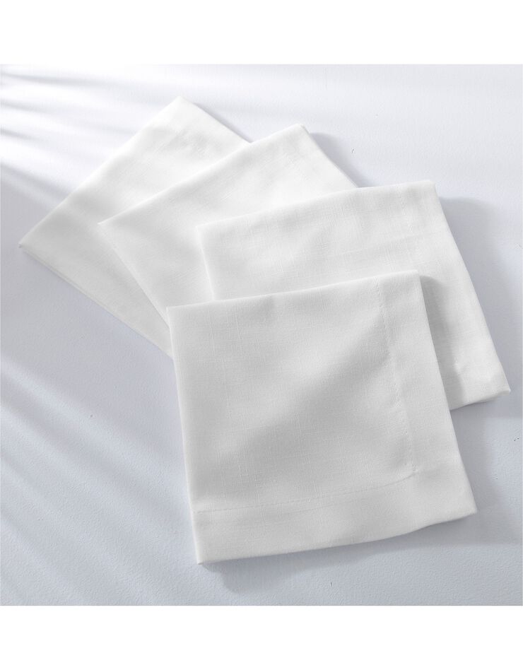 Nappe aspect lin (blanc) Nappe aspect lin (blanc)