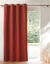Rideau isolant uni envers polaire finition oeillets (terracotta)