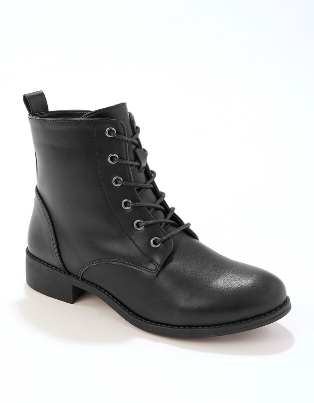Bottines à lacets (noir)