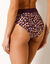 Culotte imprim&eacute;e forme maxi ligne post-op&eacute;ratoire Araminda (&eacute;cru / prune)