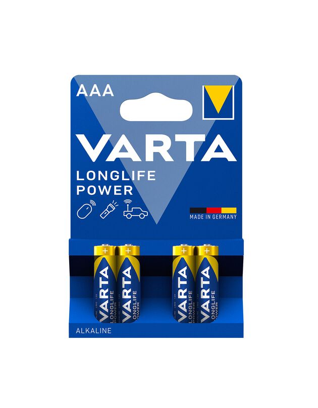 Pile alcaline VARTA - lot de 4 (piles alcalines)